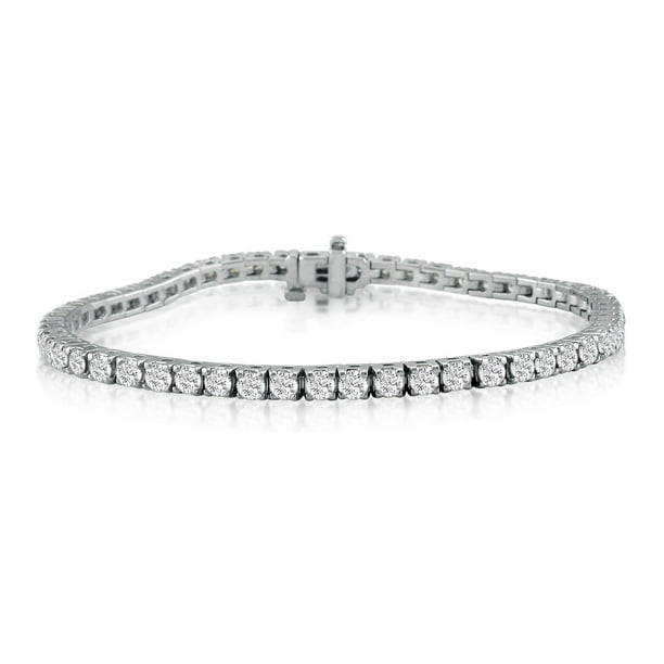 Superjeweler 5 3 4 Carat Diamond Tennis Bracelet In 14 Karat 4 Carat Diamond Tennis Bracelet