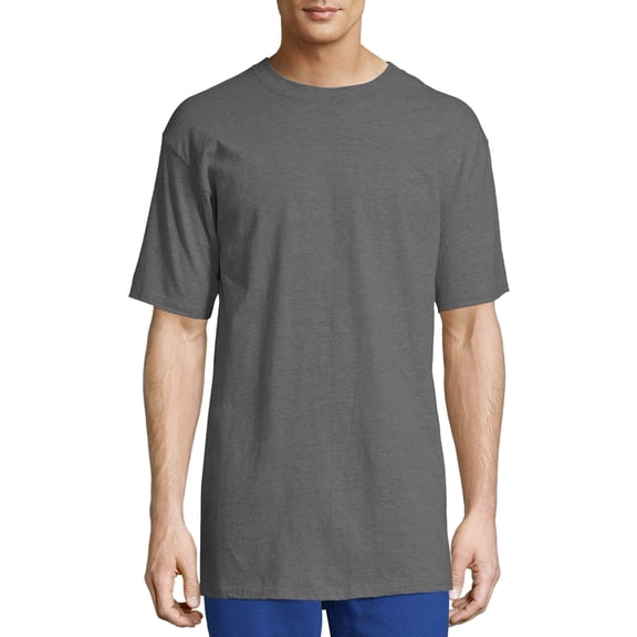 Hanes Beefy-T Men's T-Shirt Big & Tall Sizes Heavyweight Cotton Short Sleeve Full Cut Crewneck