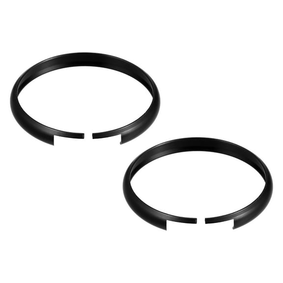 2pcs Aluminum Alloy Car Remote Key Fob Cover Shell Case for Mini Cooper for Smart Key R55 R56 R57 R58 Black