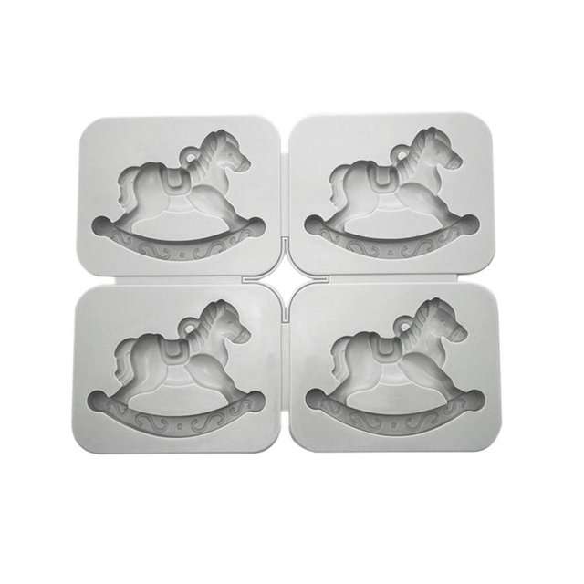 Moldes de silicona de cera Jabón Flor Vela Molde Artesanía de arcilla Caballo Ehuebsd Libre de BPA