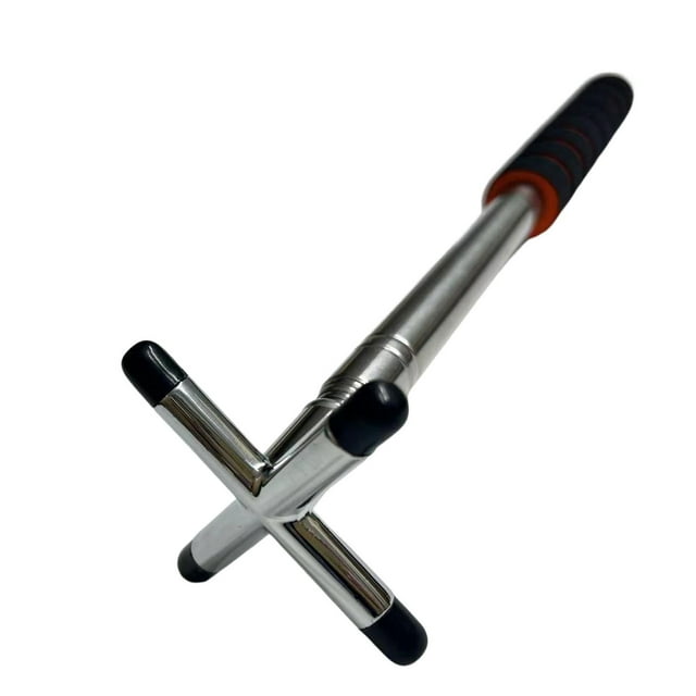 jinwen Pont de Billard Portable pour Queue de Piscine, Tête de Pont Support Extensible en Métal Croix Amovible