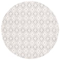 thumbnail image 2 of SAFAVIEH Marbella Rosario Geometric Area Rug, Grey/Ivory, 6' x 6' Round, 2 of 5