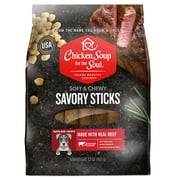 Angle View: Chicken Soup Savory Sticks Bacon & Cheese Dog Treats 32oz