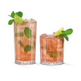 thumbnail image 1 of JoyJolt Drinking Glasses Set of 8, Alina Ribbed Glassware. 12oz Rocks Glasses and 14oz Highball Glasses. Cocktail Glasses, Iced Coffee Cup or Water Glasses. Heavy Base Glassware Set, 1 of 4