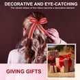 thumbnail image 4 of 50 Yards x 1" Striped Ribbon, Dark Red Candy Ribbon Roll Gift Wrapping Ribbon for Christmas Craft Wreath Birthday Wedding Festival Decoration, 4 of 7