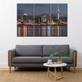 thumbnail image 2 of TISHIRON 3PCS Framed Canvas Wall Art Set,42"x28" Auckland Cityscape Canvas Art Decor, 2 of 7