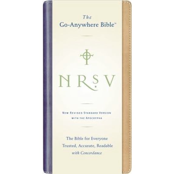 Pre-Owned NRSV Go-Anywhere Bible w/Apoc NuTone (tan/blue) (Unknown) 0061231223 9780061231223