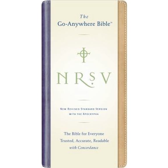 Pre-Owned NRSV Go-Anywhere Bible w/Apoc NuTone (tan/blue) (Unknown) 0061231223 9780061231223