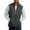 Dark Grey, variant on Men’s Diamond Quilted Puffer Vest Full Zip Up With Zippered Pockets Stand Collar Lightweight Causal Sleeveless Jacket Warmth Fall Winter Menswear Tops