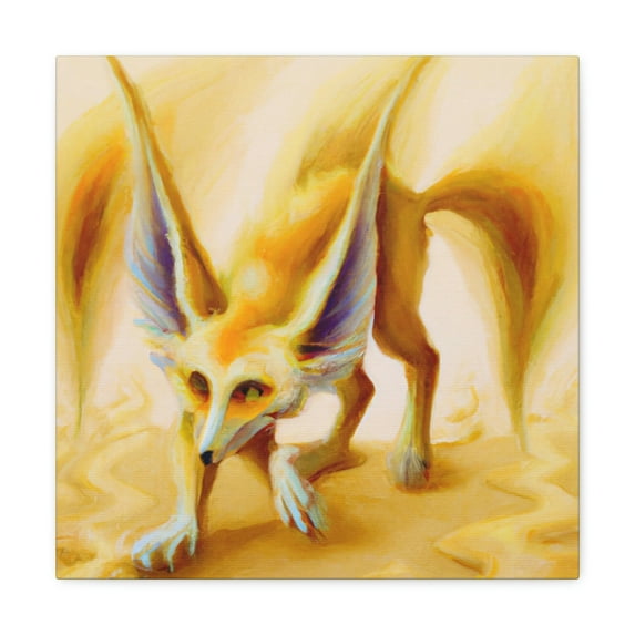Fennec Fox in Bloom - Canvas