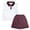 Red, variant on Boys Summer Outfit Set, Sleeveless Polo Shirt & Plaid Shorts Preppy Style 2-Piece Clothing Set for Toddler Boys(4-5Y)