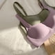 thumbnail image 4 of Sujetador sin costuras Qarigey Ropa interior Sexy Intimates Acolchado Cómodo Inalámbrico Deporte Ventilación Verde Matcha, 4 of 6