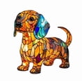 thumbnail image 2 of JHRGJIO Puppy Lamp Stained Glass, Dog Night Light Stained Resin Pup Light Charge Powered, Table Lamp Puppy Lamps for Home Bedroom Desk Display Warm Cozy Cute Unique, 2 of 7
