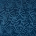 thumbnail image 5 of Chanasya 2-Panel Classy Embossed Floral Textured Curtains - Back Tab, Ring Tab - for Windows Living Room Bedroom - Partial Room Darkening Drapes for Privacy- 52 x 108 Inches - Blue, 5 of 5