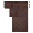 thumbnail image 3 of American Soft Linen Ensemble de 3 Pcs, 100 % Coton Turc Véritable, Serviettes de Luxe - Marron Chocolat, 3 of 3