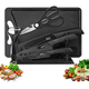 thumbnail image 1 of Juego De Cuchillos 10 Pz Cocina Acero Inoxidable Y Pelado Xtellar negro, 1 of 3