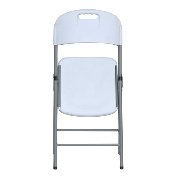 White Folding Chair Durable 4 Pack 500 lbs Indoor Outdoor Use Sturdy