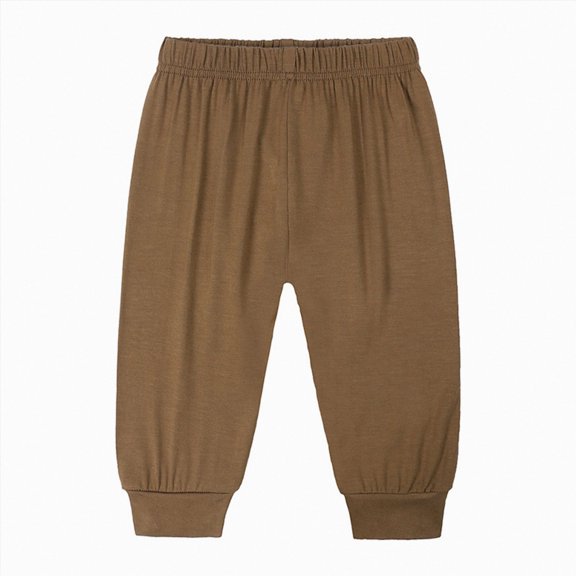 Hessimy Boys Hiking Cargo Pants Quick Dry Joggers Pull On(Brown,12-24 Months)