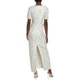 thumbnail image 2 of JS Collections womens  Valerie Jacquard Gown, 8, White, 2 of 3