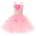 thumbnail image 4 of Toddler Girls Summer Clothes Halter Floral Embroidered Tulle Dress Straps Wedding Formal Party Prom Dress Easter Dresses for Baby Girls, 4 of 8