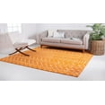 thumbnail image 5 of Unique Loom Moroccan Trellis Collection Area Rug - Mamounia (7' 10" Square Orange/Ivory), 5 of 11