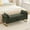 Green, variant on Aemeios 52"W Teddy Tufted Storage Bench for Bedroom End of Bed with Gold Legs and Two Pillows, Green
