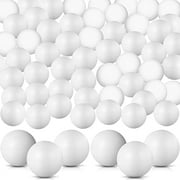 80 Pack 25 mm White Table Tennis Balls Fun Small Table Tennis Ball for Arts and Craft Party Games Supplies
