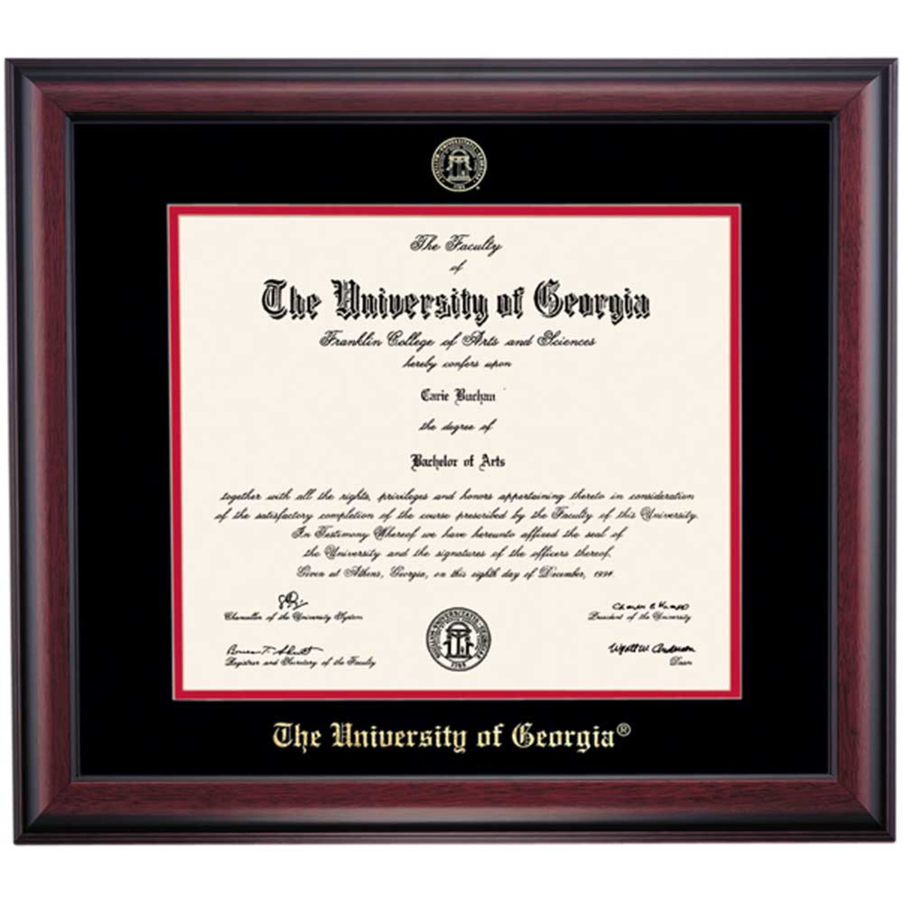 Poster Frame Certificate Of Achievement Graduation diploma frame 8.5 X 12 