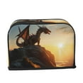 thumbnail image 2 of Goofa Seaside Sunset Cool Dragon Print Toaster Cover 2 Slice, Two Slice Bread Machine Cover Quilted Toaster Covers Bread Maker Cover Kitchen Appliance Cover, 2 of 7
