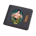 thumbnail image 1 of Cartera de lona plegable delgada con personajes de anime de Bruce Lees, 1 of 2