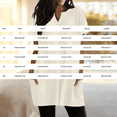 thumbnail image 3 of QASIEATN Women's Casual V Neck Short Sleeve Dress Loose Fit T Shirt Dress with Pockets Shirts for Women, 3 of 9