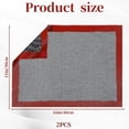 thumbnail image 2 of 2 PCS Silicone Mat for Baking, Perforated Baking Mat Reusable Silicon Mats Oven Liners for Cookies, Bread, Pizza, Pastry Black/Red 15.7" x 11.8", 2 of 4