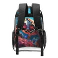 thumbnail image 2 of Sikiie Colorful Ocean Sea Turtle Clear Backpack, Transparent Bookbag for School for Women Men, Capacity Clear Bag for College, Travel, 2 of 7