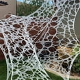thumbnail image 3 of Spider Web Halloween Decorations Outdoor, Stretchy Spider Webbing for Halloween Decor, Spider Web Decorations for Hunted House Halloween Party, 3 of 7