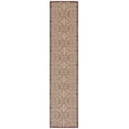 thumbnail image 2 of Safavieh Courtyard Holly Geometric Indoor/Outdoor Runner Rug, Chocolate/Natural, 2'3" x 10', 2 of 8