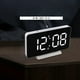 thumbnail image 3 of reloj digital Reloj Digital Mesa Relojes De Escritorio Pantalla LED Para Sala De Estar Estudio Adultos Espejo Negro Espejo negro Magideal reloj digital, 3 of 6