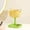 Yellow, variant on YIMWNYI Entryway Storage Rack Modern Floral Decor, Plastic Key Organizer, Multi-layered Storage Solution, Versatile Home Organizer, Durable and Easy to Assemble, Practical for Various Spaces