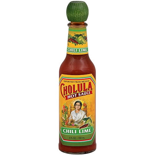 Cholula Chili Lime Hot Sauce, 5 oz (Pack of 6)