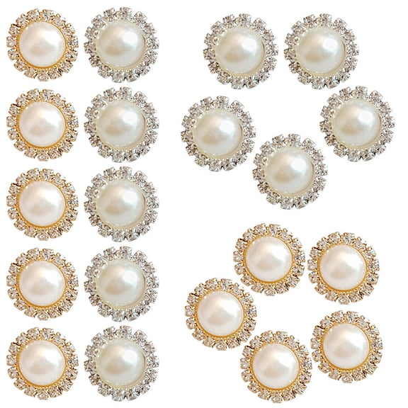 ETHZZLE 20Pcs Flatback Hairpin Charms Assorted Color for DIY Hair Clips and Jewelry