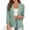 Green, variant on Hrsba Womens Long Sleeve Solid Color Loose Open Front Cardigan Jacket with Pockets Womens Pocket Shirt Warm Daily Wear for Winter Fall Lightweight Outerwear