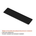 thumbnail image 3 of Unique Bargains 3'x1' Metal Name Plate Anodized Aluminium Self Adhesive Sign Tag Black 20 Pack, 3 of 6