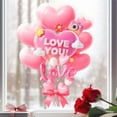 thumbnail image 4 of Valentines Day Window Clings, Valentine Stickers Decor, Valentines Double-Sided Window Decals for Home Anniversary Party Office Decoration, 4 of 5
