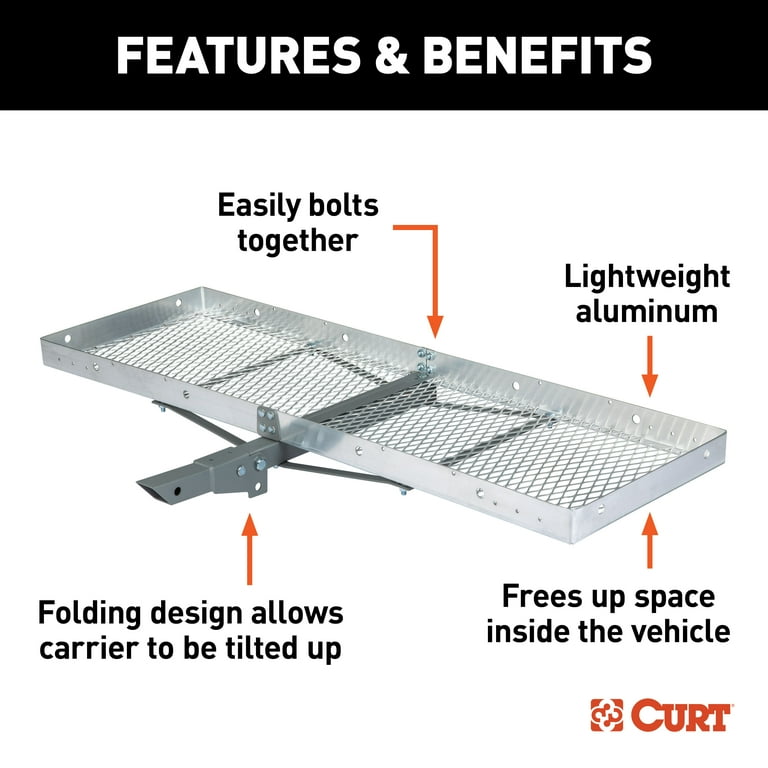 Curt aluminum cargo carrier hotsell