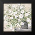 thumbnail image 2 of Purinton, Julia 12x12 Black Modern Framed Museum Art Print Titled - White Bouquet Gray Vase, 2 of 5