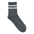 thumbnail image 2 of No Boundaries Women's Ribbed Mid Crew Socks, 6-Pack, Women's, Shoe Sizes 4-10, 2 of 4