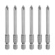 thumbnail image 1 of 6pcs #1 Punta de destornillador Phillips PH1 Vástago Hexagonal 1/4" 75mm Magnético Acero S2 Grado Industrial, 1 of 7