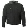 Fulmer, TJ191BLKXL, Men's Freedom Motorcycle Jacket w/ CE Armor - Black, XL