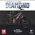 thumbnail image 2 of ROCATOMIC | Bicicleta Diamond | Rodada 20 | 7 Velocidades | Frenos de Disco mecánicos LTWOO A2 | Bicicleta de montaña | Infantil Niños Niñas, 2 of 8