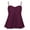 Burgundy, variant on Hilor Women's Flyaway Tankini Top Bandeau Swimsuit Flowy Bathing Suit Tummy Control Swimwear