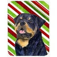 thumbnail image 1 of Carolines Treasures SS4593LCB Rottweiler Candy Cane Holiday Christmas Glass Cutting Board - Large, 1 of 1